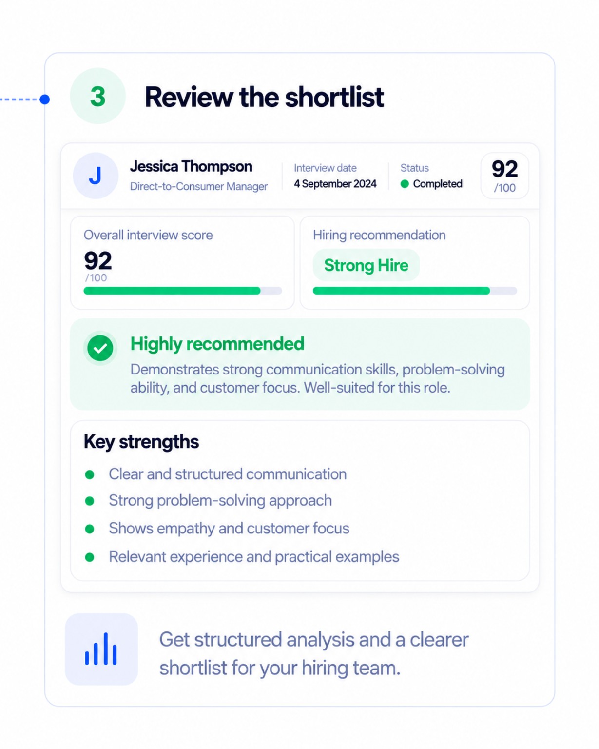 Review the evidence
